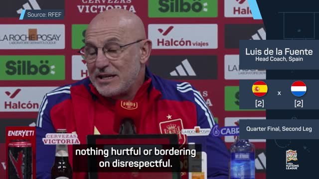 De la Fuente addresses Nico Williams' 'clown comments'