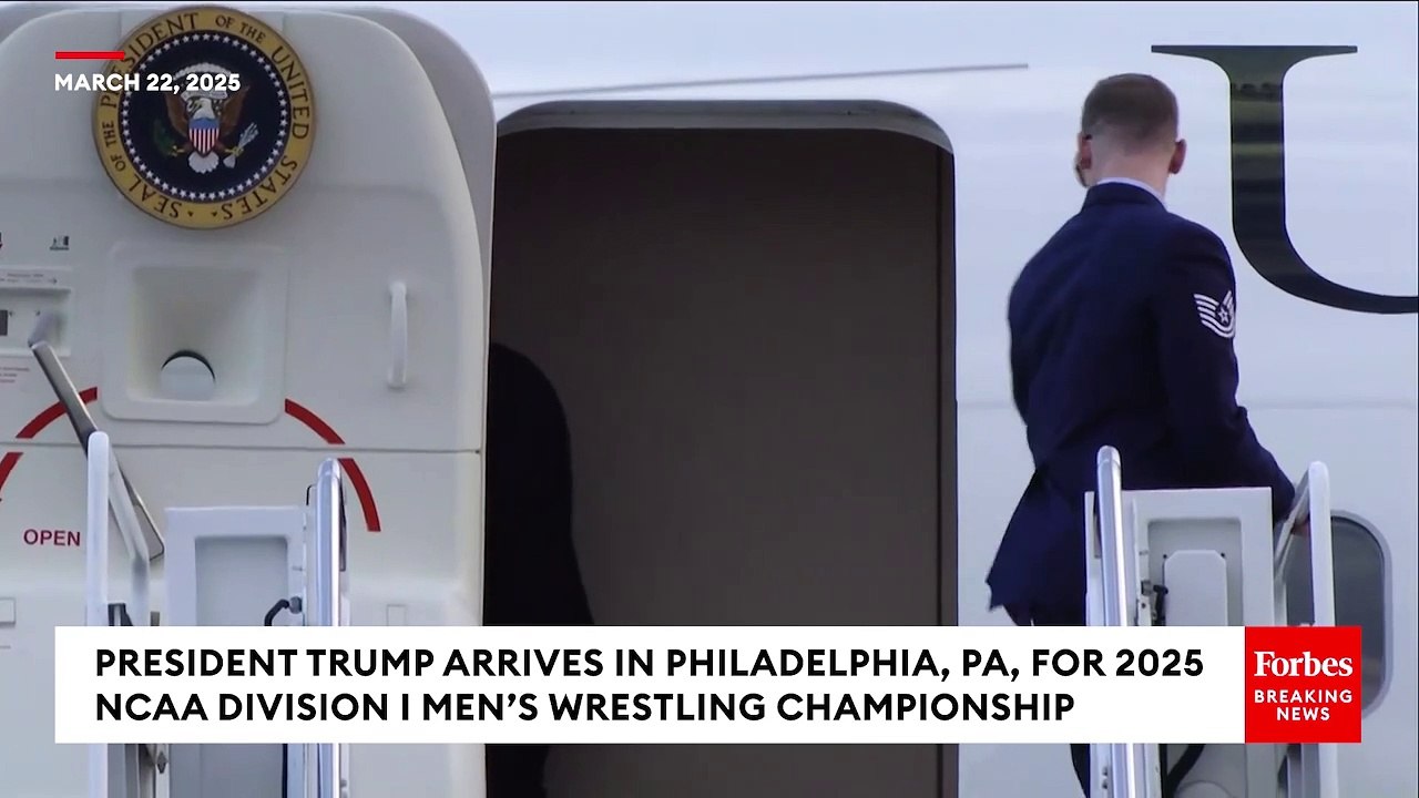 BREAKING NEWS: Trump, Musk Arrive In Philadelphia For NCAA Division I Men’s Wrestling Championship
