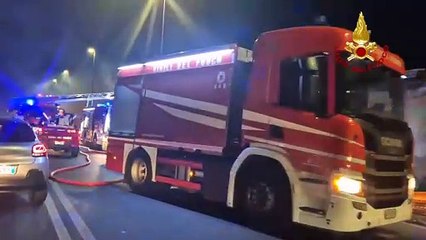 Incendio Messina rione Taormina