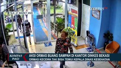 Rekaman Viral Aksi Ormas Buang Sampah di Kantor Dinkes Bekasi, 5 Orang Jadi Tersangka