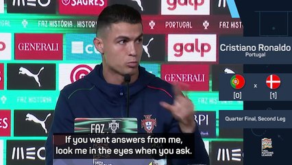 'Questions were disrespectful' - Ronaldo blasts the media