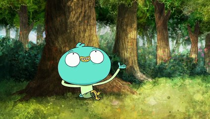 Harvey Beaks Fee le pega a Harvey por mal hermano