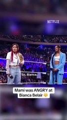 #RheaRipley wanted to get answers from #BiancaBelair 😤 #WWEonNetflix
