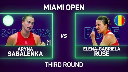 Sabalenka progresses to Miami fourth round via walkover