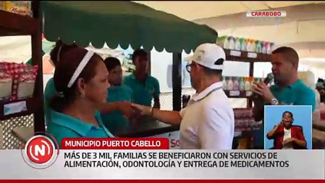 Carabobo | Más de 3 mil familias beneficiadas con jornada integral en el municipio Puerto Cabello