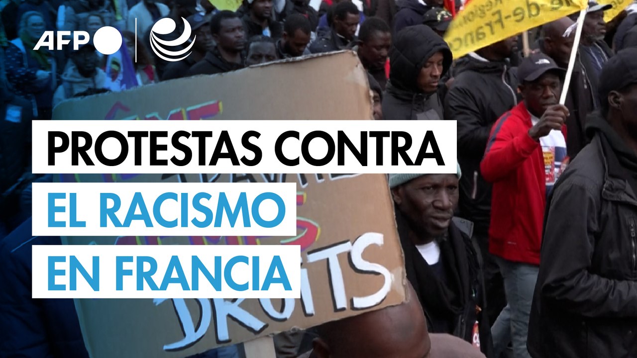 Más de 90.000 manifestantes protestan en Francia contra el racismo, image size:1280x720