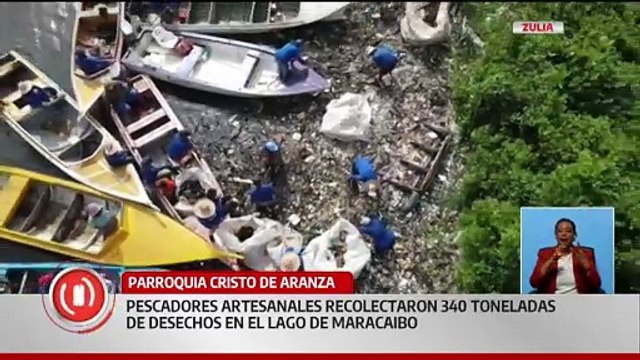 Zulia | Pescadores artesanales continúan con el saneamiento del Lago de Maracaibo