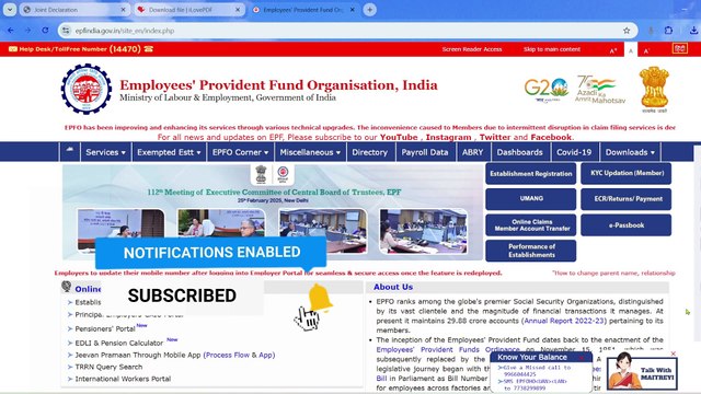 Reason of Resign Correction in PF | Joint Declaration Correction Kaise Kare || EPFO SOP 3.0 #manojgyan #epfo #jointdeclaration #pf