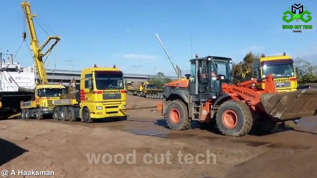 Extremely Dangerous Transport Skills Oversized Truck ｜ Largest Heavy Logging Machinery #1