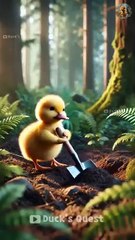 Duckling saves seriously injured cat