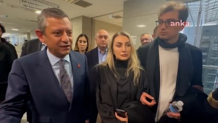 Özgür Özel adliyede, kararın açıklanması bekleniyor