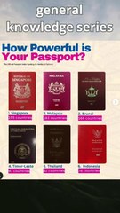 How strong is your passport These are the strongest in the world#short#passport