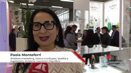 Cosmetica, Monteferri (Equilibra): "Cosmoprof miglior vetrina per presentare innovazione"