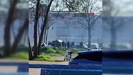 Bursa'da taşlı sopalı kavga