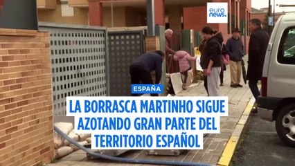 La borrasca Martinho causa estragos en toda España con 25 embalses en alerta roja