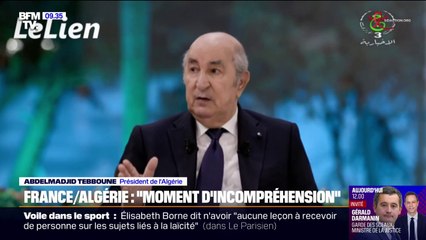 Tensions France-Algérie: le président Tebboune voit Emmanuel Macron comme "l'unique point de repère" pour régler les différends