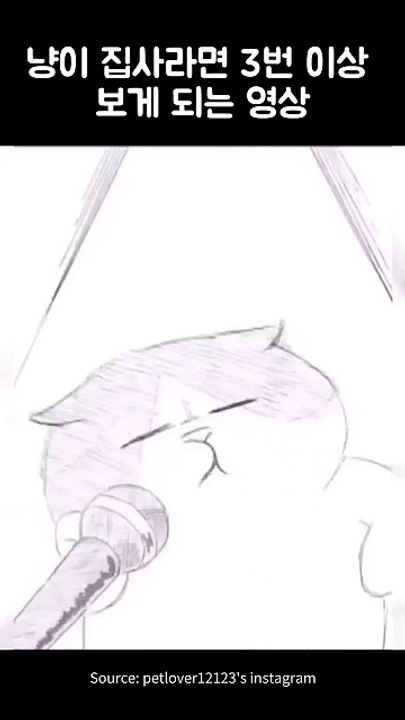 냥이 집사라면 3번 이상 보게 되는 영상 _노래 부르는 냥이