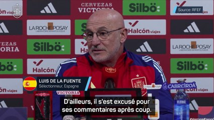 De la Fuente : “Nico s’est excusé pour ses commentaires”