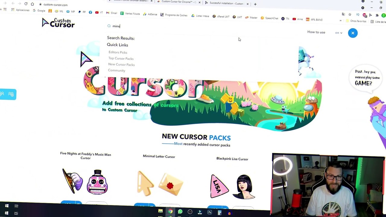 ✅ Cómo CAMBIAR el CURSOR en Google CHROME | FACIL! [2021]