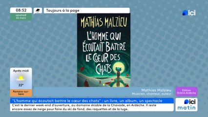 Chats conteurs, peines humaines : la nouvelle aventure tendre et fantastique de Mathias Malzieu