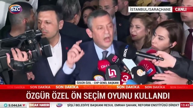 İmamoğlu'nun tutuklaması sonrası Özel'den ilk açıklama