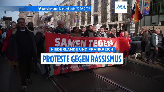 Tausende gegen Rassismus und Rechtsextremismus in den Niederlanden und Frankreich