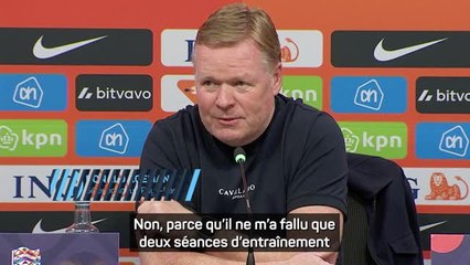 Pays-Bas - Koeman : “Il ne m’a fallu que deux entraînements pour voir à quel point Pedri était bon”