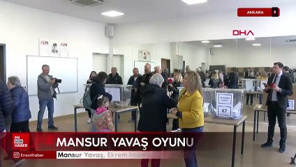Mansur Yavaş, İmamoğlu için oy kullandı