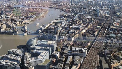 View from the Shard in London