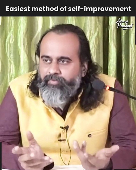 Easiest method of self-development || Acharya Prashant