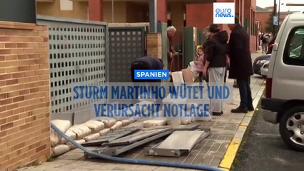 Unwetter-Warnung: Notstand in Spanien wegen Überschwemmungen - Es fällt auch Schnee