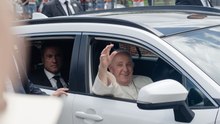 Primera reaparición pública del papa Francisco