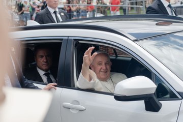 Primera reaparición pública del papa Francisco