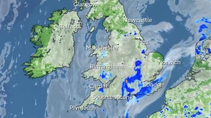 Met Office weather map