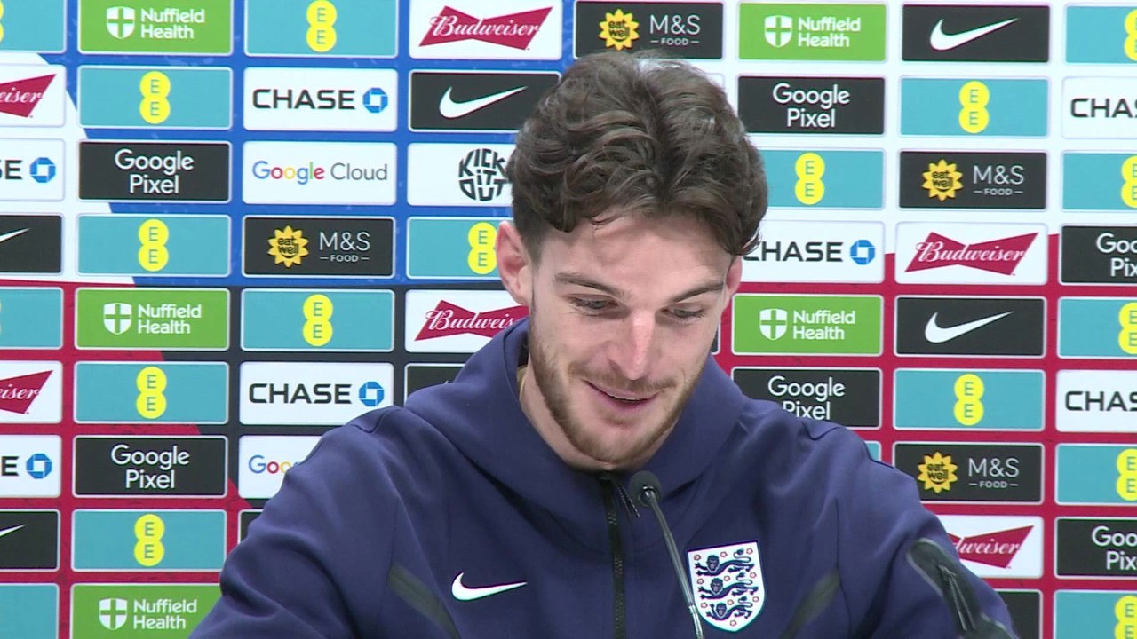 England midfielder Declan Rice previews their UEFA World Cup qualifying match against Latvia