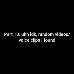 in case they try to report my exposing :3. I saved most to scoop/Instagram