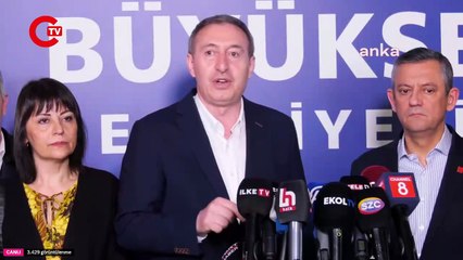 Özgür Özel ve Tuncer Bakırhan'dan Saraçhane'de ortak açıklama: '19 Mart darbe girişimi başarısızdır'