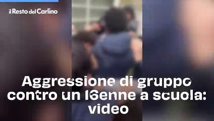 Aggressione di gruppo contro un 16enne a scuola: video