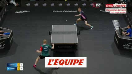 L'échange intense entre Félix et Alexis Lebrun - Tennis de table - Championnats de France