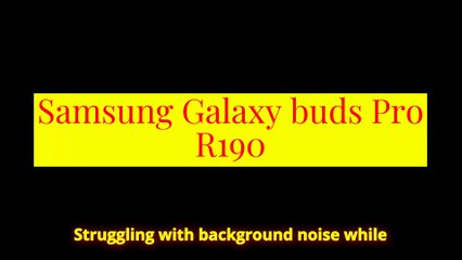 Samsung Galaxy Buds Pro R190 | ANC & Waterproof Earbuds