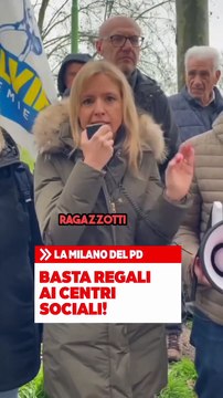 Sardone - Al presidio della Lega contro la vergognosa volontà del Comune di Milano (23.03.25)