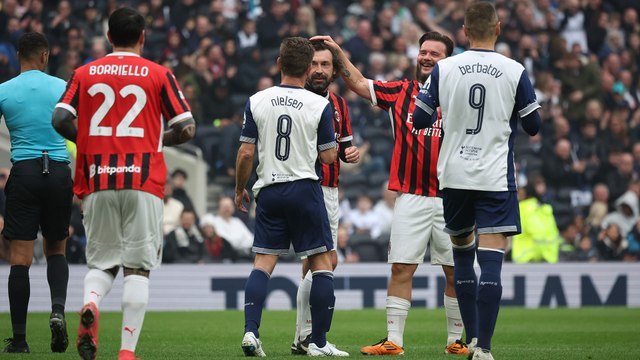 Spurs Legends v Milan Glorie, Friendly 2024/2025: the match
