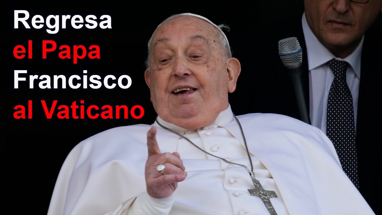 El Papa recibe el alta médica y saluda a los fieles tras 37 días ingresado en el Hospital Gemelli