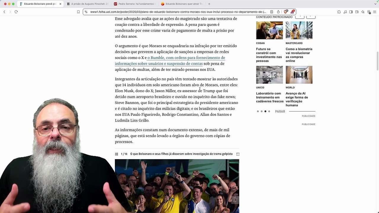 EDUARDO PLANEJA ampliar ESCOPO do PROCESSO da RUMBLE contra XANDÃO para INCLUIR OUTRAS INJUSTIÇAS
