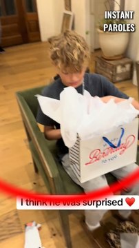 Ce garçon ne s’attendait pas à recevoir une telle surprise pour son anniversaire