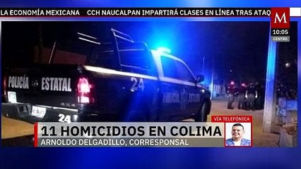 Fin de semana violento en Colima deja 11 muertos y varios heridos