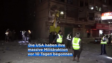 Huthi melden ein Todesopfer bei US-Angriffen im Jemen