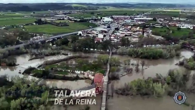 LOS DESTROZOS CAUSADOS POR LA LLUVIA EN ESPAÑA, A VISTA DE DRONE