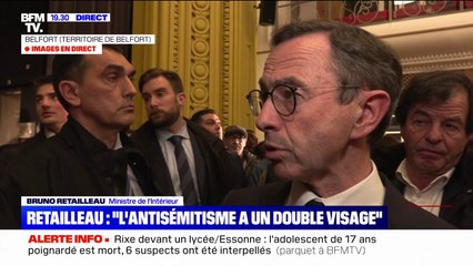 Bruno Retailleau: "L'antisémitisme a un double visage"
