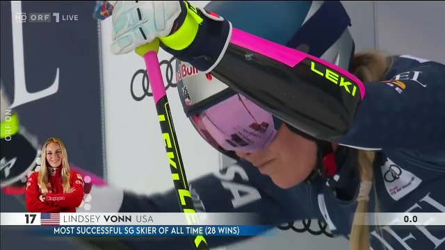Lindsey Vonn - Sun Valley Super G (2nd Place)